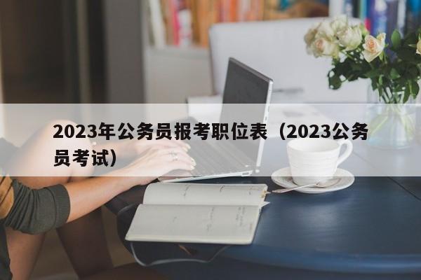 2023年公务员报考职位表（2023公务员考试）